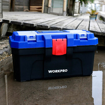 Gereedschapskist Workpro PVC Plastic 41 x 23 x 20,5 cm 6