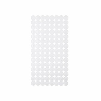 Antislipmat voor in de douche Wit PVC 68 x 1 x 36 cm (6 Stuks) 2