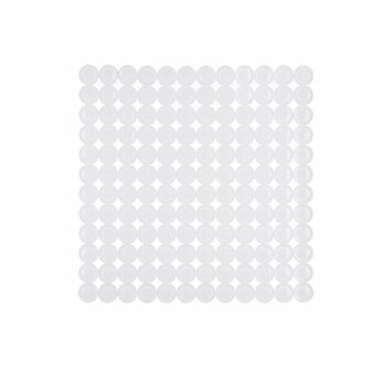 Antislipmat voor in de douche Wit PVC 68 x 36 x 1 cm (6 Stuks) 2