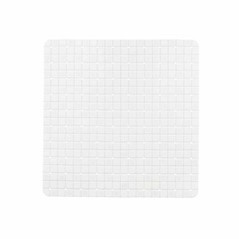 Antislipmat voor in de douche Ruiten Wit PVC 50,3 x 50,3 x 0,7 cm (6 Stuks) 2