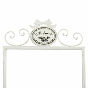 Losstaand handdoekenrek Alexandra House Living Wit Ijzer 51 x 148 x 39 cm 4
