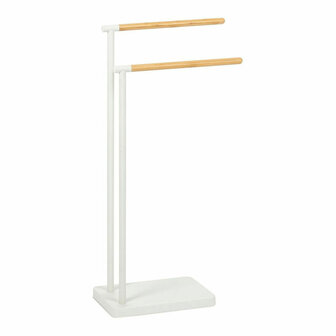 Losstaand handdoekenrek Andrea House ba72128 Wit Metaal 30 x 20 x 78 cm 1