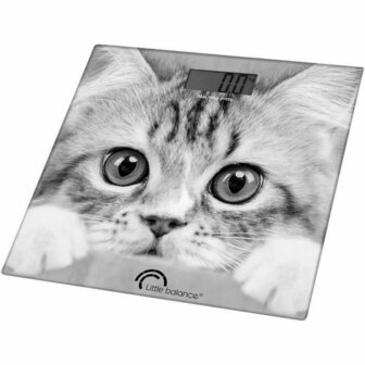 Digitale Personenweegschaal Little Balance The Cat Grijs 180 kg 1