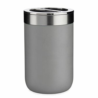 Tandenborstelhouder Grijs Zilverkleurig Plastic 7,7 x 11,2 x 7,7 cm (6 Stuks) 2