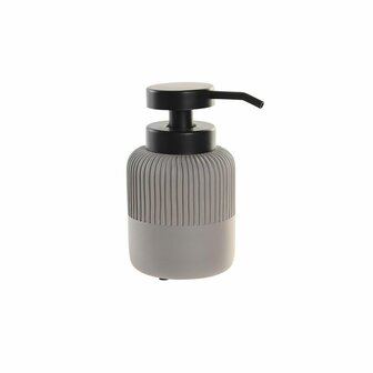 Zeepdispenser DKD Home Decor 7 x 7 x 15 cm Grijs Cement Polypropyleen 1