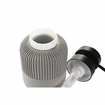 Zeepdispenser DKD Home Decor 7 x 7 x 15 cm Grijs Cement Polypropyleen 2