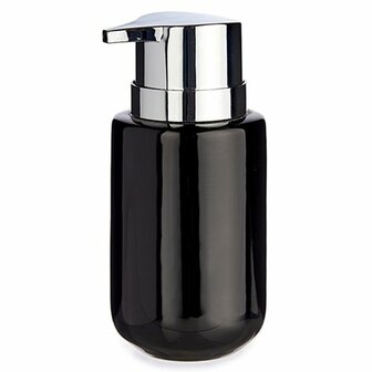 Zeepdispenser Zwart Zilverkleurig Metaal Keramisch 350 ml (6 Stuks) 2