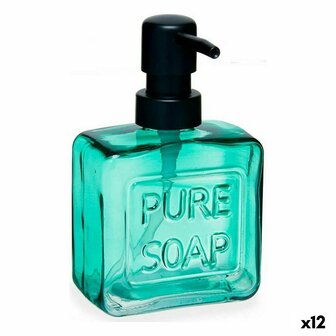 Zeepdispenser Pure Soap 250 ml Kristal Groen Plastic (12 Stuks) 1