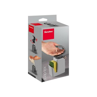 Zeepdispenser Metaltex Soap-tex ABS (11 x 8 x 22 cm) 4