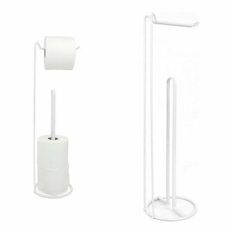 Toiletrolhouder Confortime Wit 15 x 15 x 54 cm (12 Stuks) 2