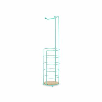 Toiletrolhouder Munt Metaal Bamboe 16,5 x 63,5 x 16,5 cm (4 Stuks) 2