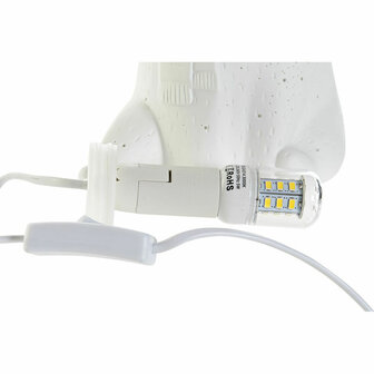 Bureaulamp DKD Home Decor 17 x 12 x 23 cm Porselein Wit 220 V 25 W 2