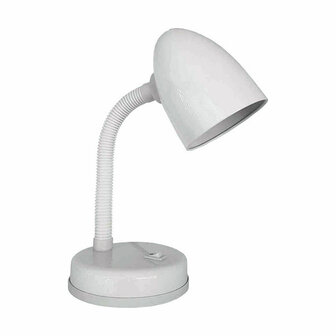 Bureaulamp EDM Amsterdam E27 60 W Flexo/bureaulamp Wit Metaal 13 x 34 cm (1 Stuks) 1