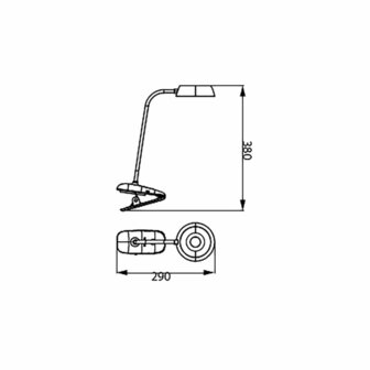 Bureaulamp Philips L&aacute;mpara de mesa Roze 3 W 7
