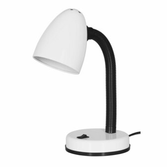 Bureaulamp Activejet AJE-BILL White Wit Zwart 60 W 1