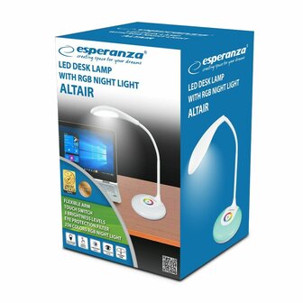Bureaulamp Esperanza ELD102 Wit 80 Plastic 13 x 21 x 13 cm 5