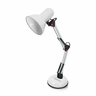 Bureaulamp Esperanza ELD112W Wit Zwart Plastic 12 W 1
