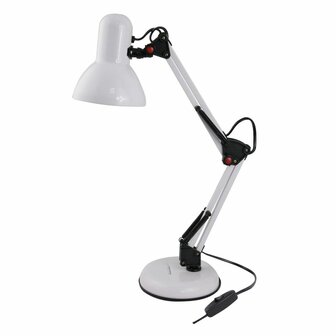 Bureaulamp Esperanza ELD112W Wit Zwart Plastic 12 W 2