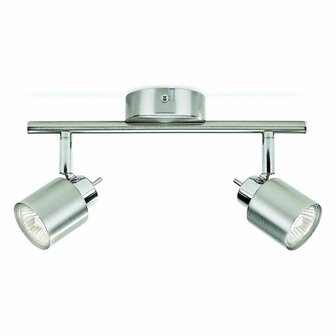 Plafondlamp Philips Meranti 10 x 28,5 x 15,5 cm Zilverkleurig Metaal 1