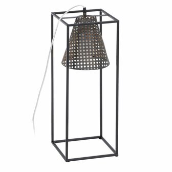 Vloerlamp Zwart Gouden Metaal 20 x 20 x 57 cm 1