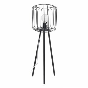 Vloerlamp Zwart Metaal 25 x 25 x 80 cm 1