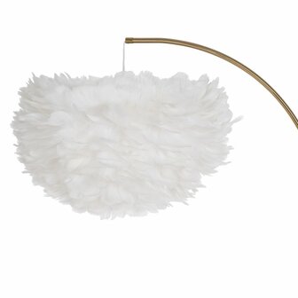 Vloerlamp Wit Gouden Metaal Veren 60 W 220-240 V 68 x 40 x 175 cm 2