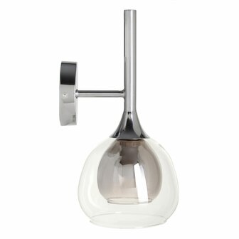 Muurlamp Kristal Grijs Metaal 19 x 19 x 30 cm 4
