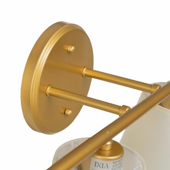 Muurlamp 82 x 20 x 25 cm Gouden Metaal Modern 5