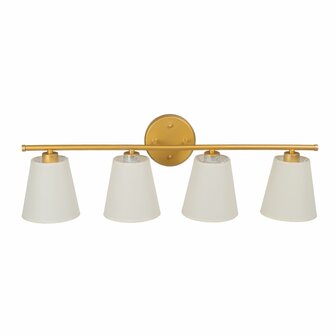 Muurlamp 82 x 20 x 25 cm Gouden Metaal Modern 6