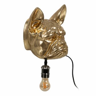 Wandlamp Gouden Hars A 40 W Hond 220-240 V 28 x 26,5 x 23 cm 1