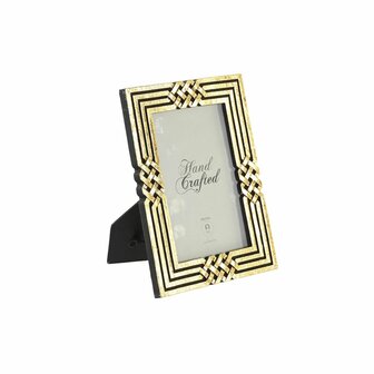 Fotolijsten DKD Home Decor 17 x 1,5 x 22 cm Gouden Hars Neoklassiek 1