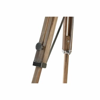 Tafelklok DKD Home Decor 22 x 40 x 80 cm Natuurlijk Zilverkleurig Aluminium Statief Mangohout Traditioneel 3