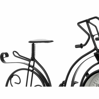 Tafelklok Fiets Zwart Metaal 33 x 22,5 x 4,2 cm (4 Stuks) 3