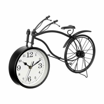 Tafelklok Fiets Zwart Metaal 36 x 22 x 7 cm (4 Stuks) 2
