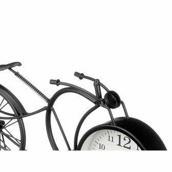 Tafelklok Fiets Zwart Metaal 40 x 19,5 x 7 cm (4 Stuks) 3