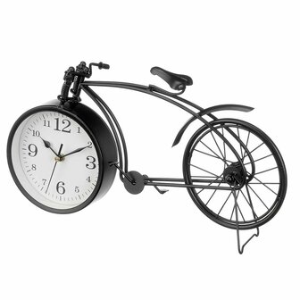 Tafelklok Fiets Zwart Metaal 38 x 20 x 4 cm (4 Stuks) 2