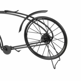 Tafelklok Fiets Zwart Metaal 38 x 20 x 4 cm (4 Stuks) 3
