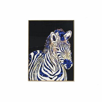 Schilderij DKD Home Decor Zebra Modern (60 x 3 x 80 cm) 1