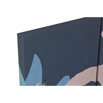 Set van 3 Schilderijen DKD Home Decor Koloniaal (140 x 3,8 x 100 cm) 2