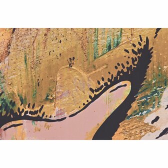 Set van 3 Schilderijen DKD Home Decor Koloniaal Tijger 140 x 3,8 x 100 cm 3