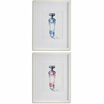 Schilderij Parfum 33 x 3 x 43 cm (6 Stuks) 2