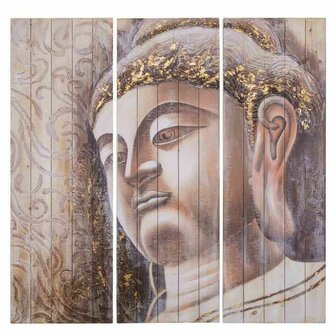 Schilderij Alexandra House Living Asia Sparrenhout Hout MDF 150 x 4 x 50 cm 1
