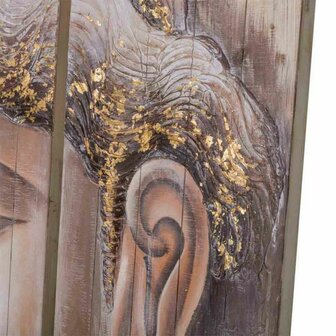Schilderij Alexandra House Living Asia Sparrenhout Hout MDF 150 x 4 x 50 cm 5