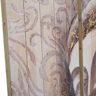 Schilderij Alexandra House Living Asia Sparrenhout Hout MDF 150 x 4 x 50 cm 6