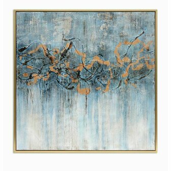Schilderij DKD Home Decor 131 x 3,8 x 131 cm Abstract Modern 1