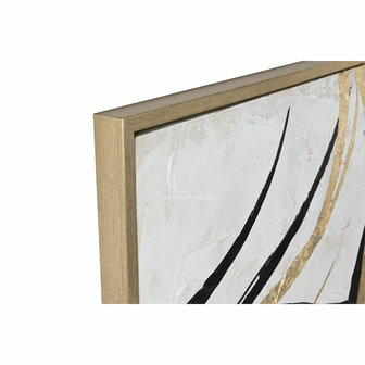 Schilderij Home ESPRIT Wit Gouden Abstract Modern 131 x 4 x 131 cm 2