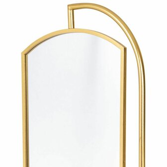 Staande spiegel Alexandra House Living Goud Metaal Ijzer Spiegel 40 x 162 x 62 cm 6