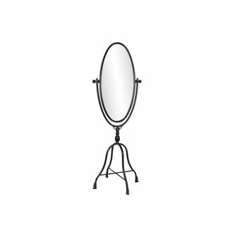 Staande spiegel DKD Home Decor Zwart Metaal Kristal 61 x 62 x 174 cm 1