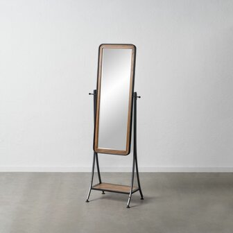 Lange spiegel Zwart Natuurlijk 62 x 42 x 174 cm 2