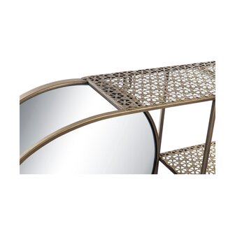 Wandspiegel DKD Home Decor Spiegel Gouden Metaal Modern (80 x 13 x 35 cm) 5